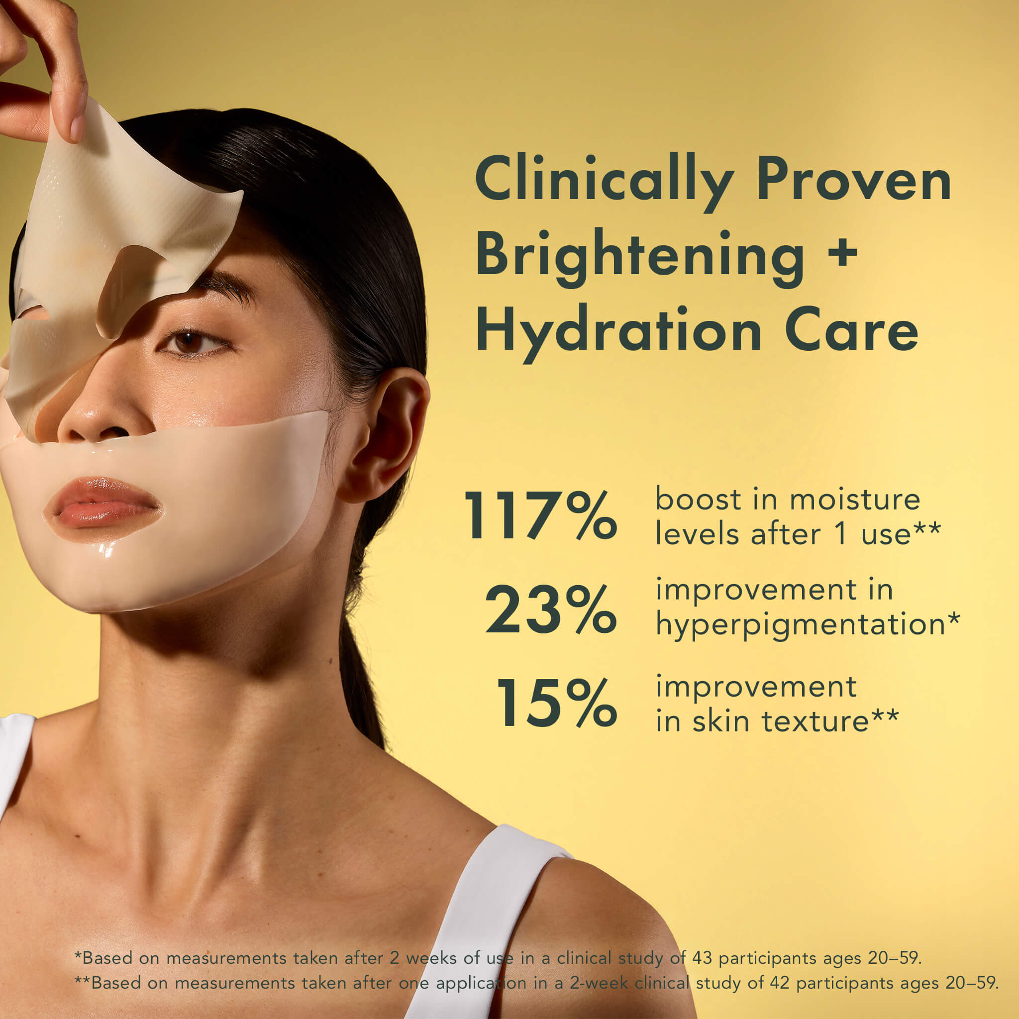 Glutathione + Vita C Hydrogel Mask